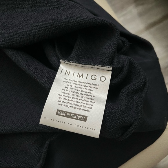 NWT - INIMIGO Men’s Heart Sweatshirt - Made in Portugal - Picture 4 of 5